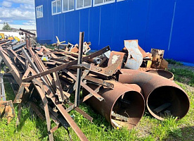 Лом чёрных металлов в количестве 135 тонн, Томск